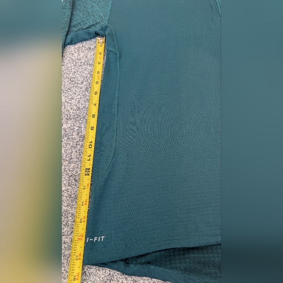 Nike Running DRI-FIT Therma Sphere Element 1/4 Zip Top Teal Men's Size Large - Picture 5 of 8